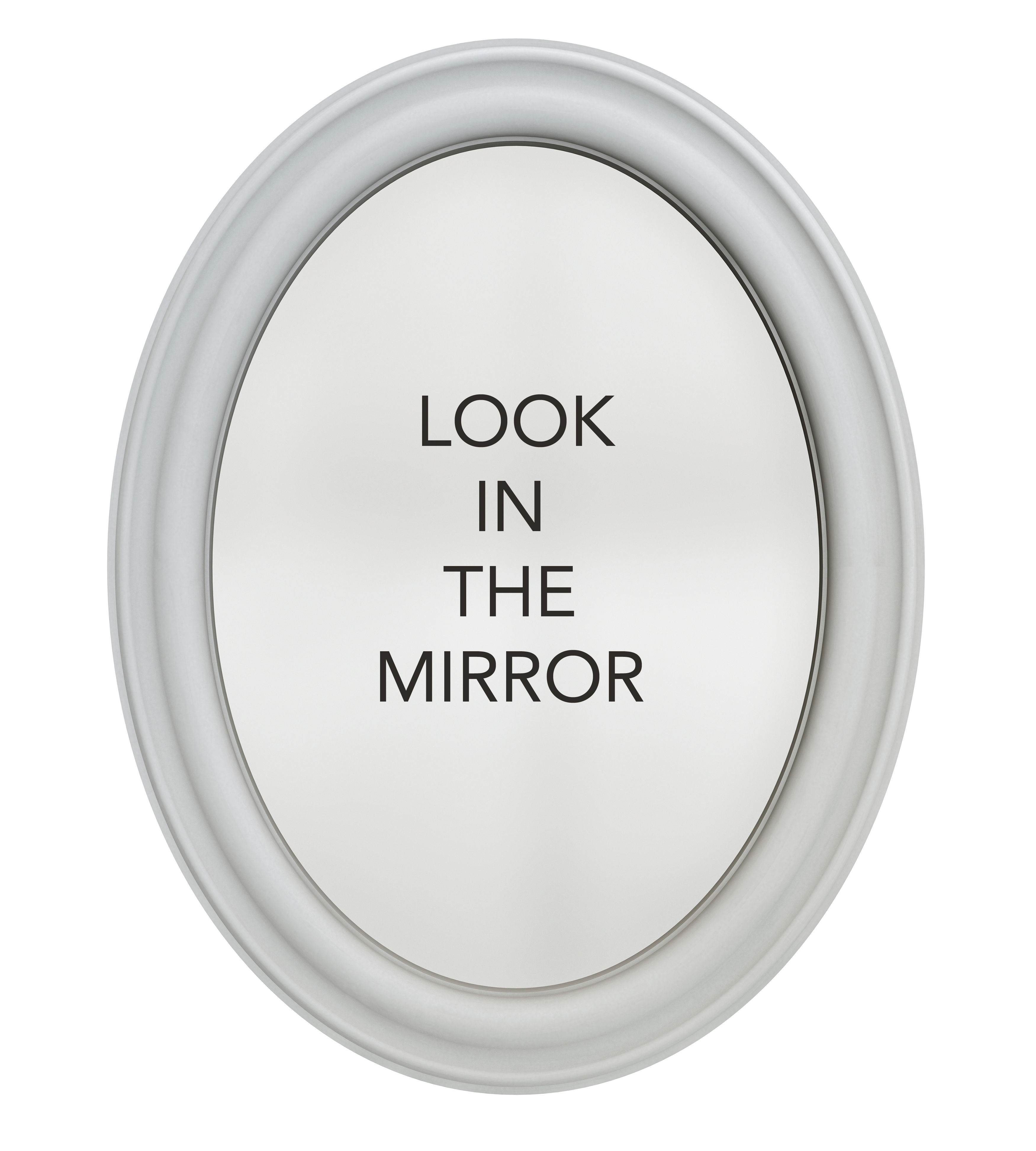 Oval Mirror Frame Smart Circle