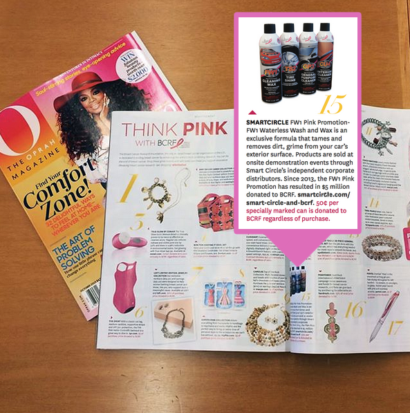 Smart Circle & FW1 Pink Promotion in O, The Oprah Magazine